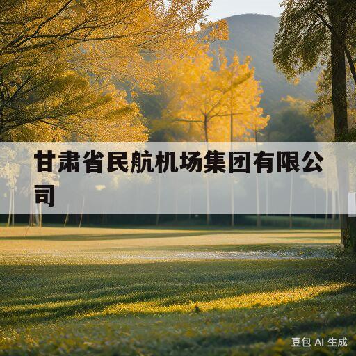 甘肃省民航机场集团有限公司(甘肃省民航机场集团有限公司招聘)