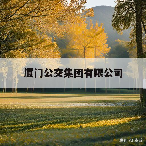 厦门公交集团有限公司(厦门公交集团有限公司什么级别的)