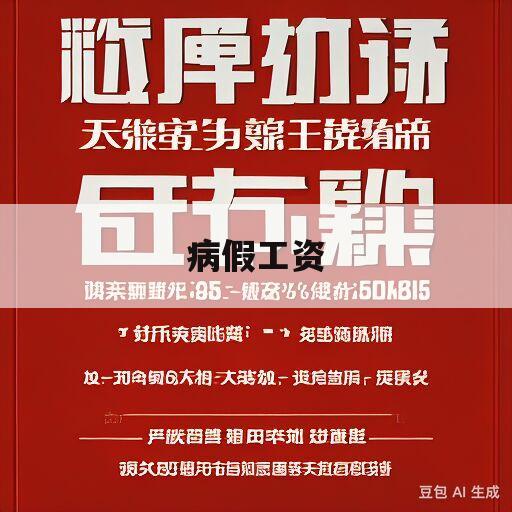 病假工资(病假工资发放标准及规定2023年)