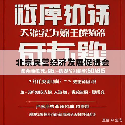 北京民营经济发展促进会(北京民营经济发展促进会副会长)