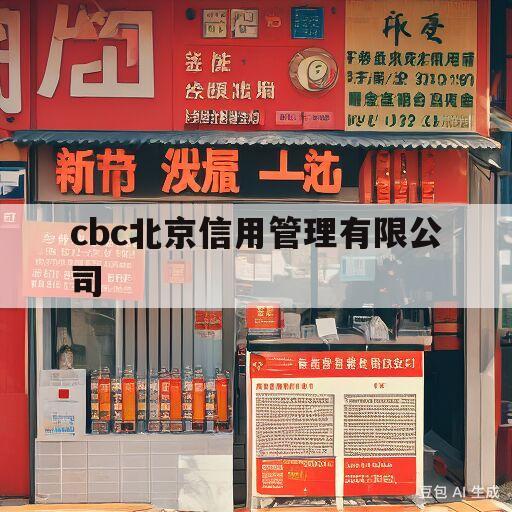 cbc北京信用管理有限公司(cbc北京信用管理有限公司杭州分公司)